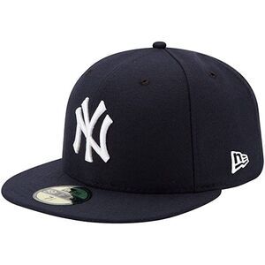 New Era Mens New York Yankees MLB Authentic Collection 59FIFTY Cap  Size 7